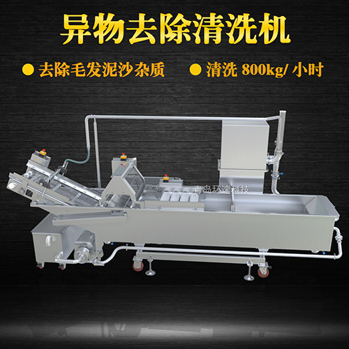 蔬菜自動化清洗設(shè)備，氣泡清洗，清洗800kg小時(shí)