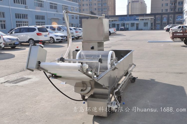 環速氣泡洗菜機廠家 氣泡清洗機,曝氣清洗,四段清洗果蔬食品原料,潔凈